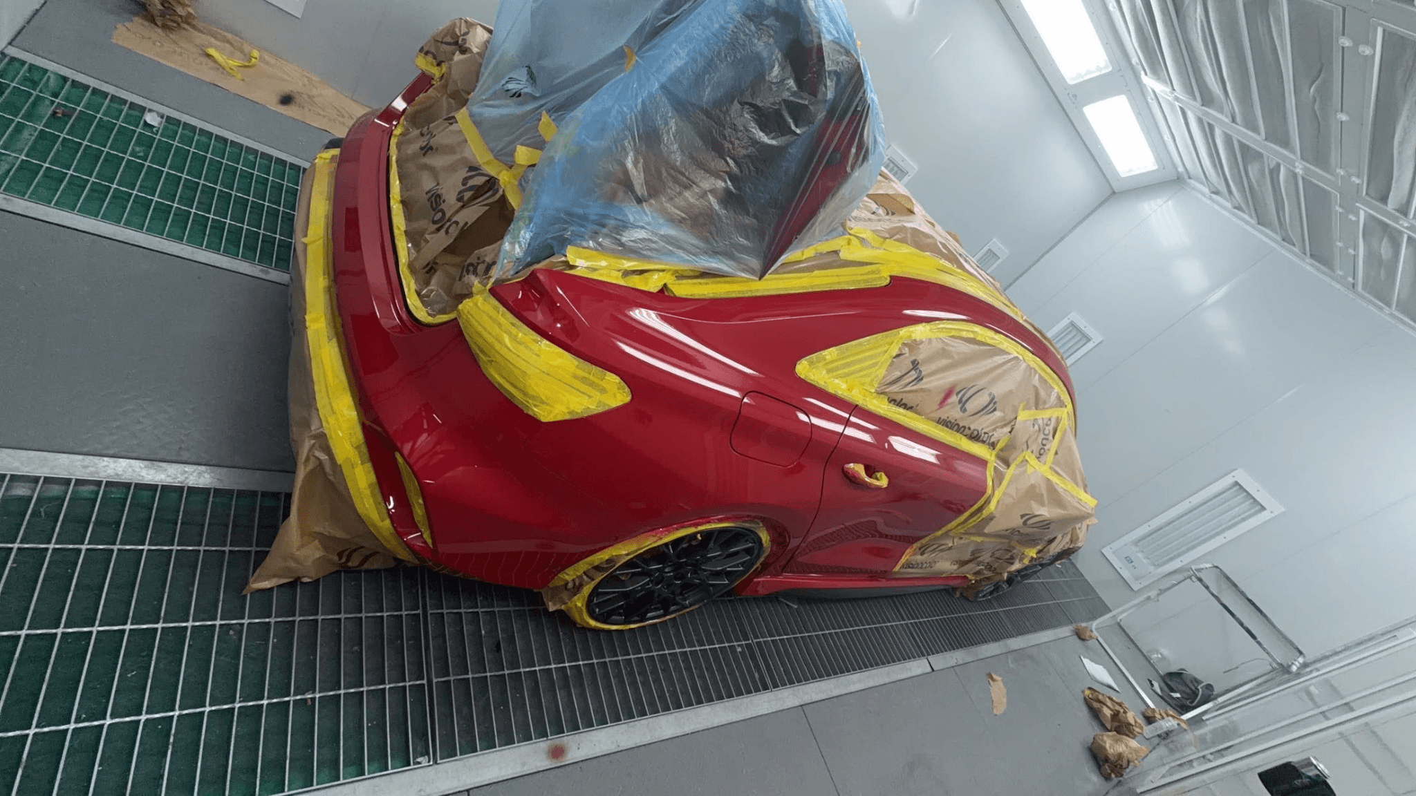 Mise en peinture d’éléments arrière sur Véhicule client, intervention AutoNardo