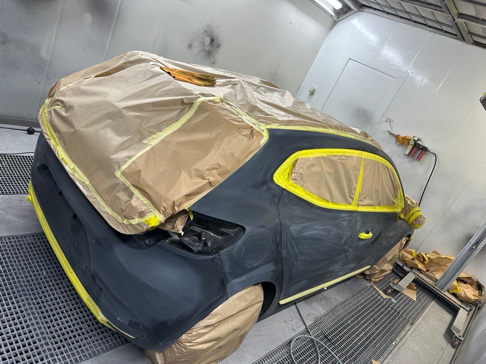 Préparation avant mise en peinture, intervention AutoNardo